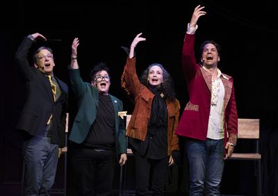 Jeremy Shamos, Bebe Neuwirth, Lea DeLaria and Will Swenson Photo