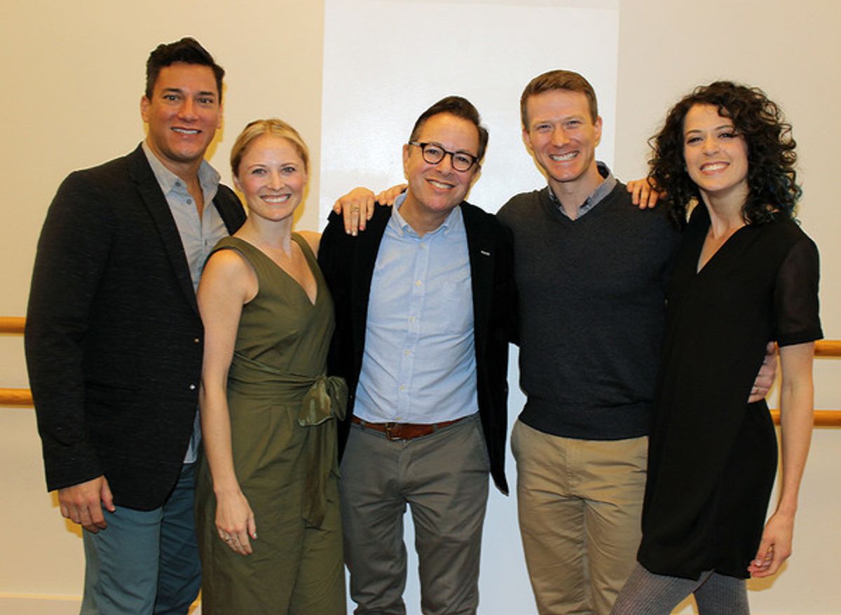 Nicholas Rodriguez, Hayley Podschun, Gordon Greenberg, Jeff Kready, Paige Faure at 