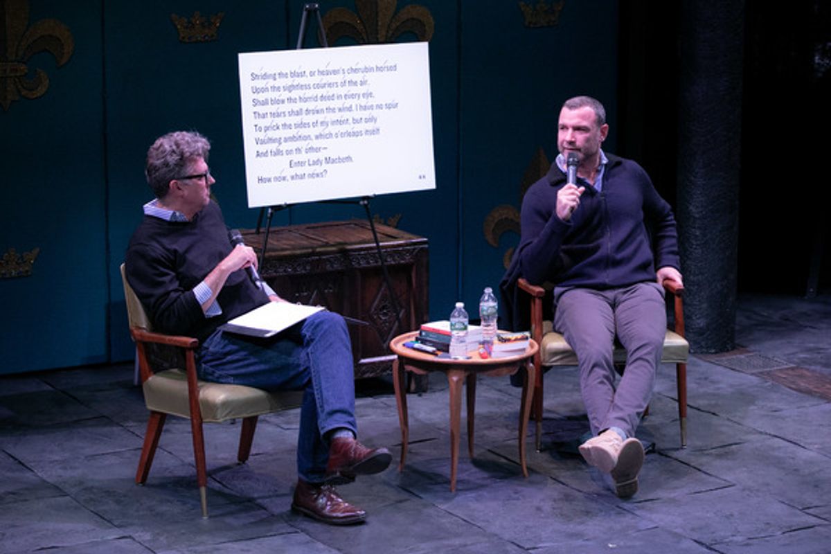 Liev Schreiber and Michael Sexton at 