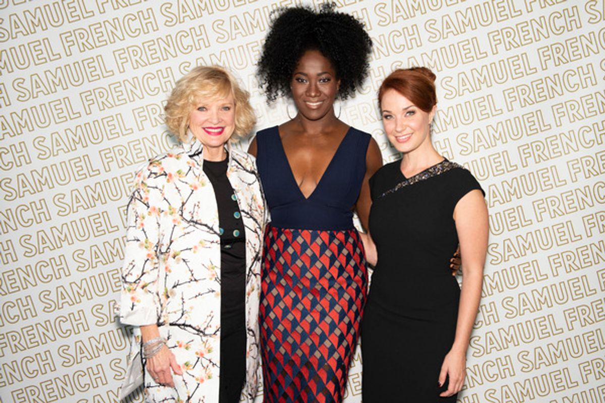 Christine Ebersole, Amber Iman, Sierra Boggess at 