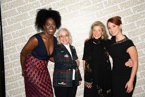 Amber Iman, Marsha Norman, Lucy Simon, and Sierra Boggess Photo