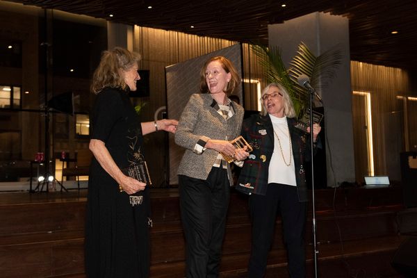 Lucy Simon, Heidi Lettinger, and Marsha Norman Photo