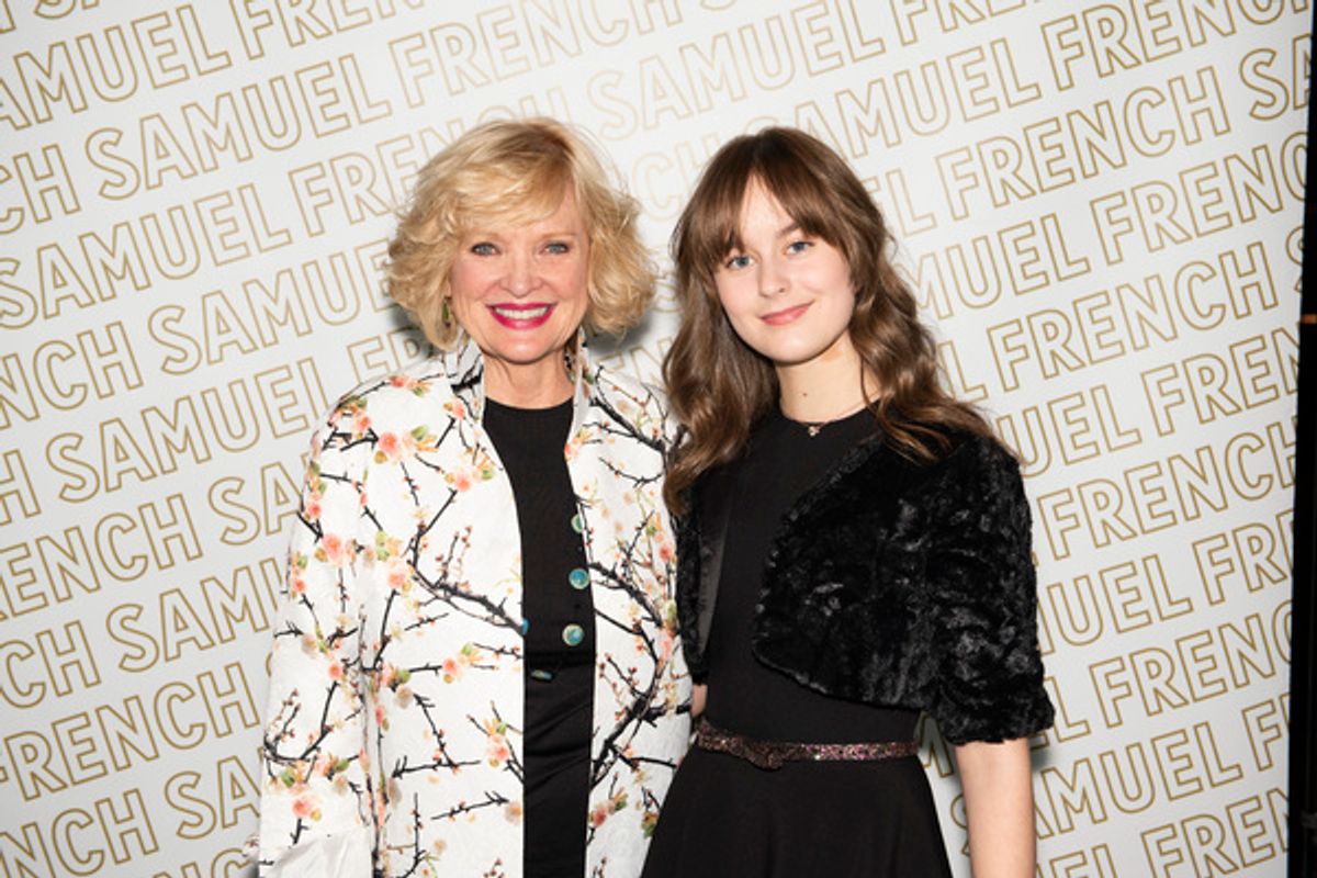 Christine Ebersole and Sydney Lucas at 