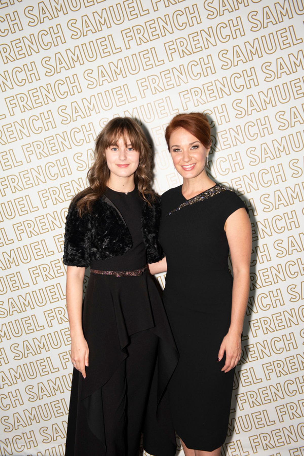 Sydney Lucas and Sierra Boggess at 