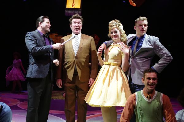 Marty McNamee (Corny Collins), Kevin B. McGlynn (Harriman F. Spritzer), Marie Eife (A Photo