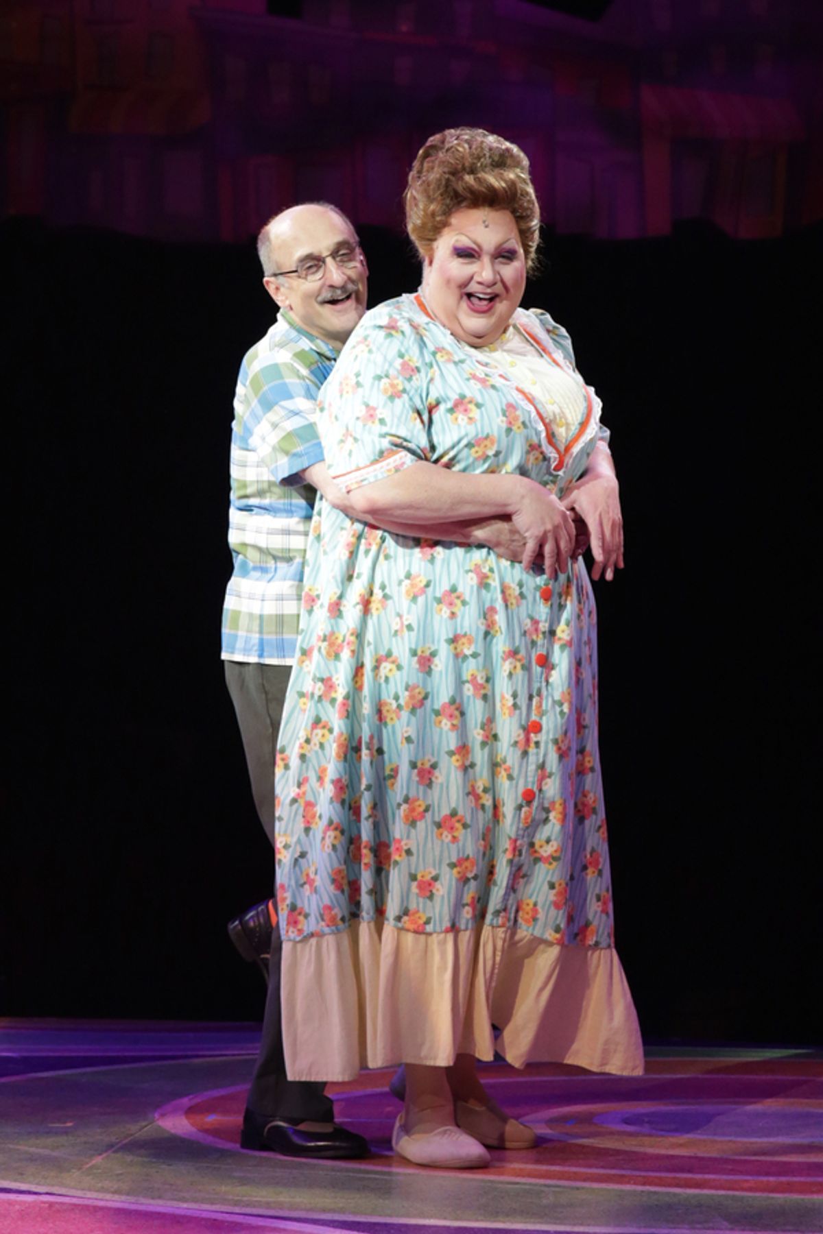 Philip Hoffman (Wilbur Turnblad) and Blake Hammond (Edna Turnblad) at 