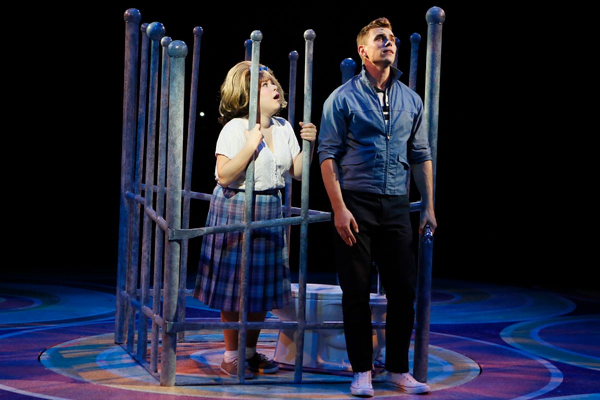 Brooke Shapiro (Tracy Turnblad) and Zane Phillips (Link Larkin) at 