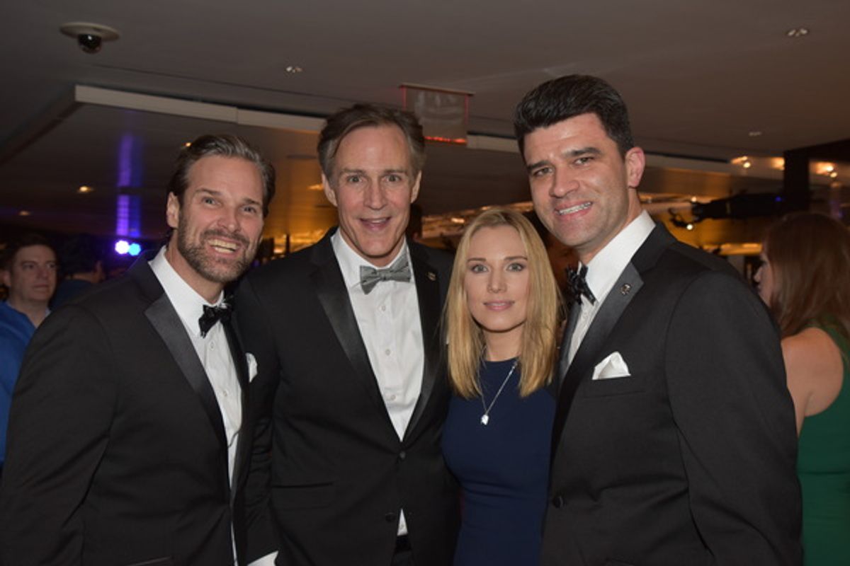Hugh Panero, Howard McGillin, Imogen Lloyd Webberand Ben Crawford at 