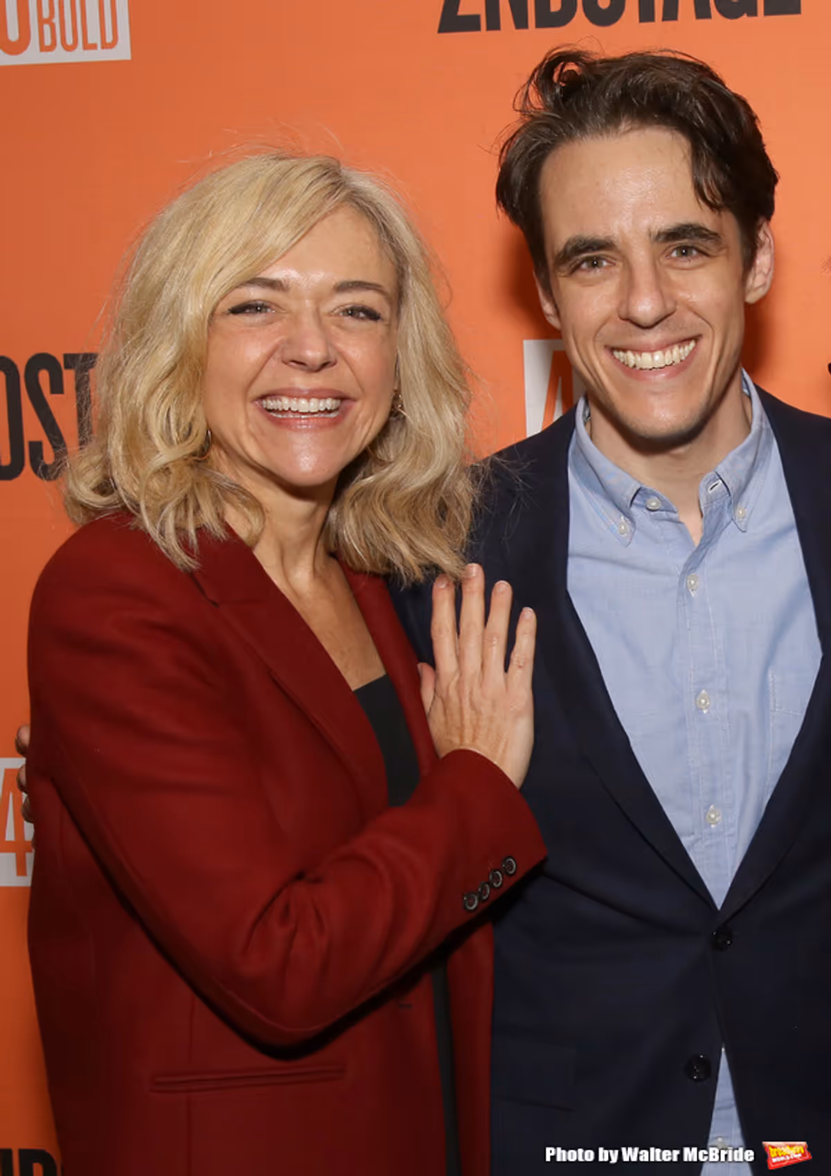 Rachel Bay Jones and Steven Levenson at 