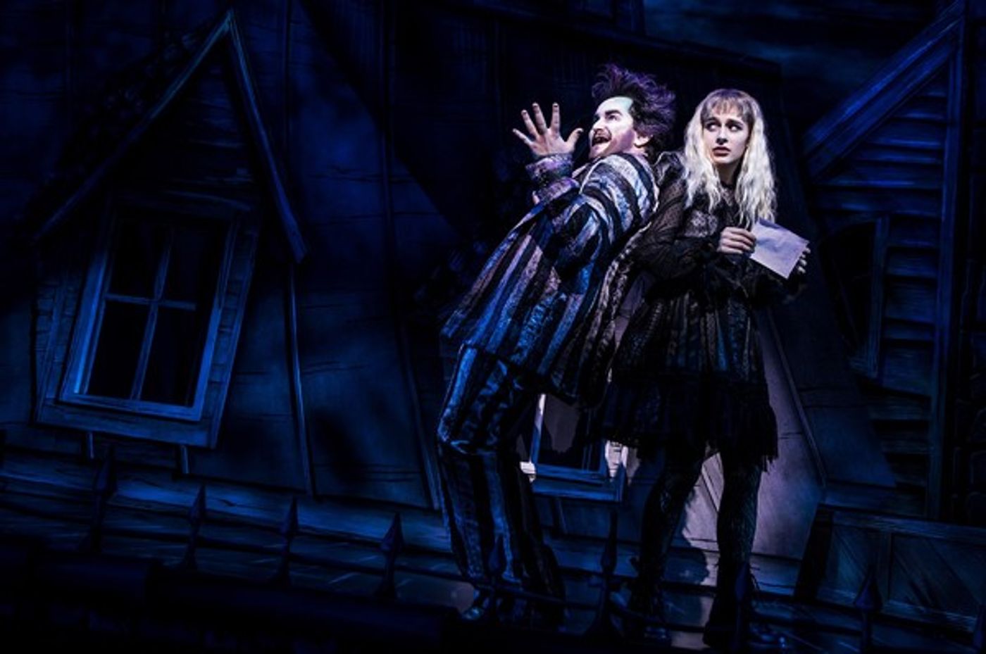 Photo Flash: Get a First Look at Alex Brightman and the Cast of BEETLEJUICE in Action  Image