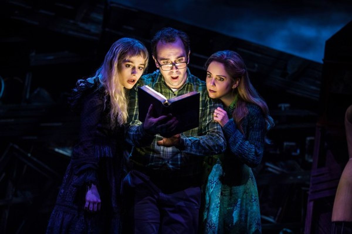 Sophia Anne Caruso, Rob McClure, Kerry Butler at 