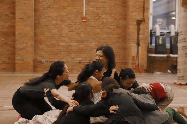 Angela Baumgardner and Young Ensemble Members Photo