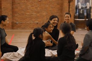 Angela Baumgardner and Young Ensemble Members @ BroadwayWorld Angela Baumgardner and Young Ensemble Members Photo