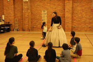 Angela Baumgardner and Young Ensemble Members Photo
