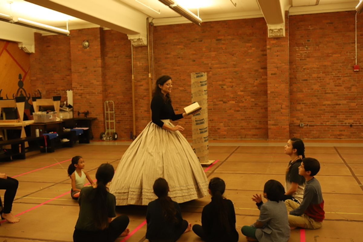 Angela Baumgardner and Young Ensemble Members at 