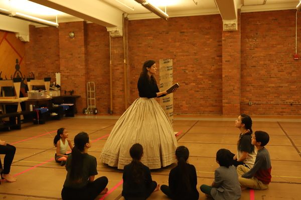 Angela Baumgardner and Young Ensemble Members Photo