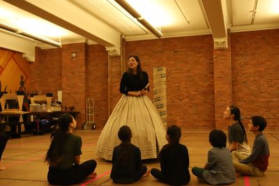 Angela Baumgardner and Young Ensemble Members Photo