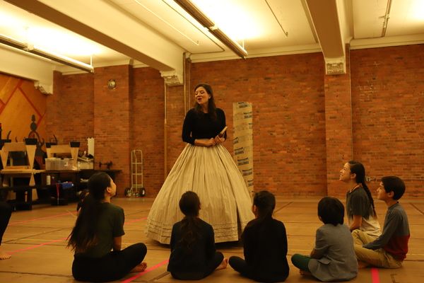 Angela Baumgardner and Young Ensemble Members Photo
