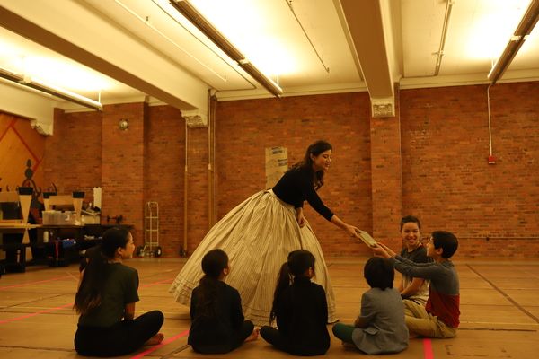 Angela Baumgardner and Young Ensemble Members Photo