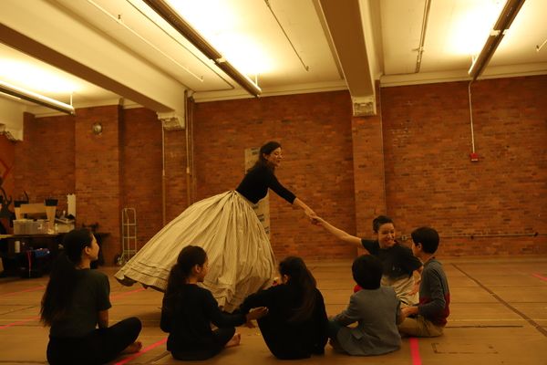 Angela Baumgardner and Young Ensemble Members Photo