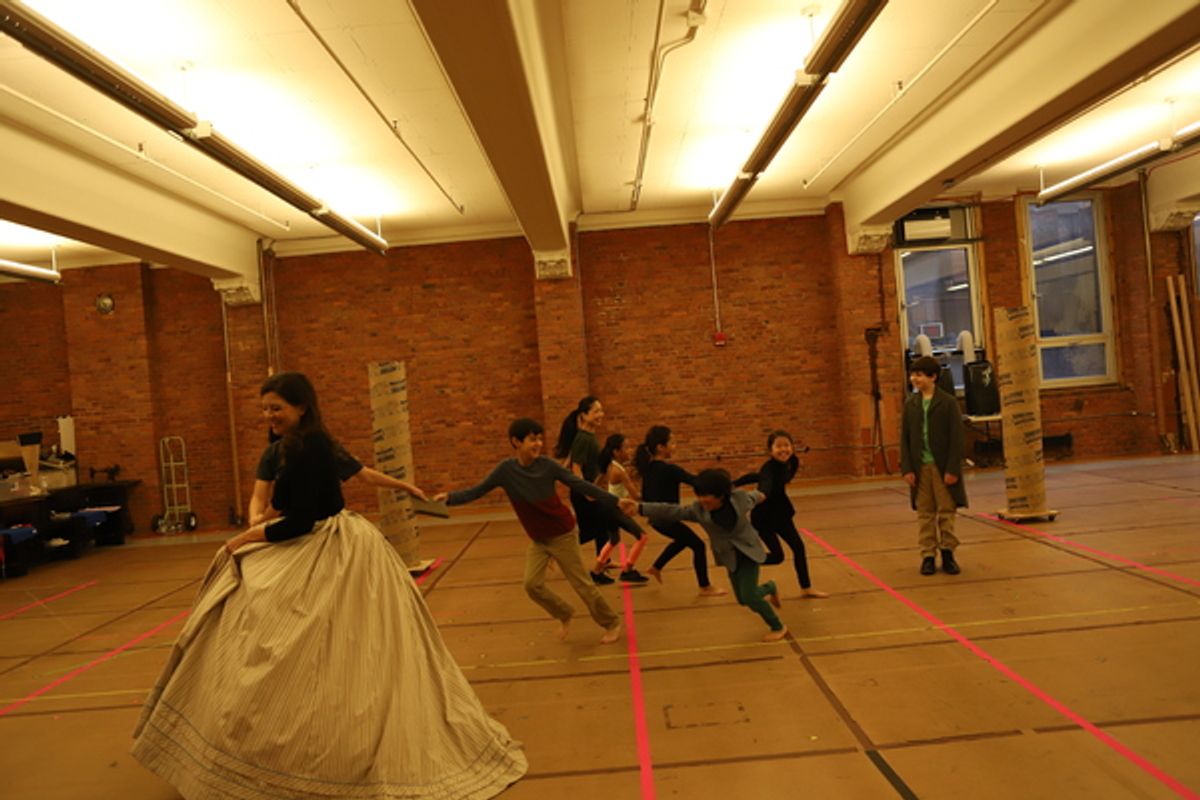 Angela Baumgardner and Young Ensemble Members at 