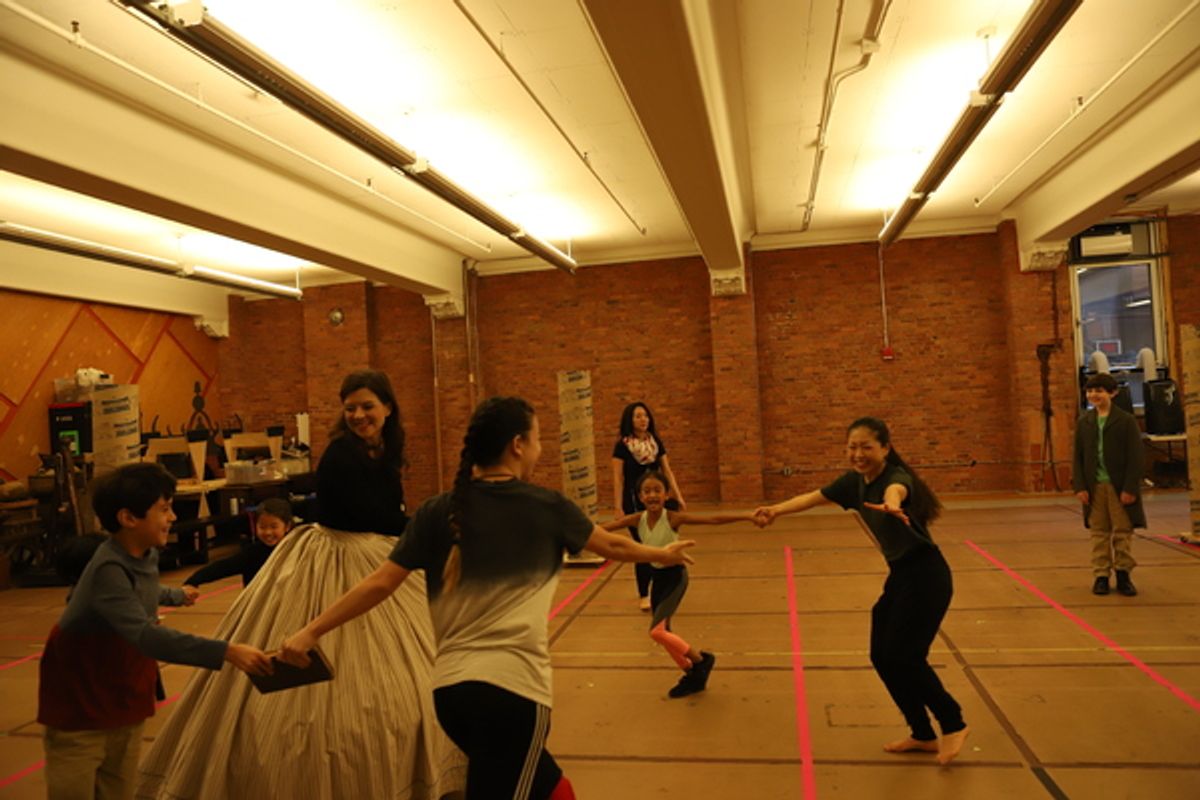 Angela Baumgardner and Young Ensemble Members at 