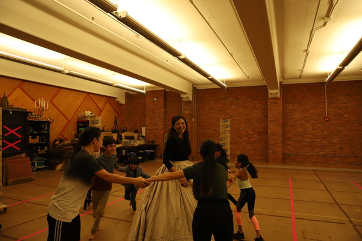 Angela Baumgardner and Young Ensemble Members at 