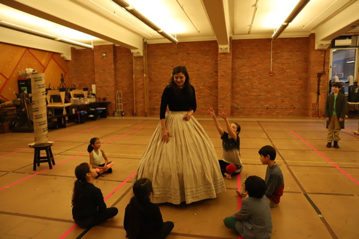 Angela Baumgardner and Young Ensemble Members at 