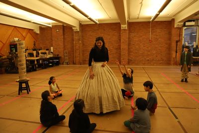 Angela Baumgardner and Young Ensemble Members Photo