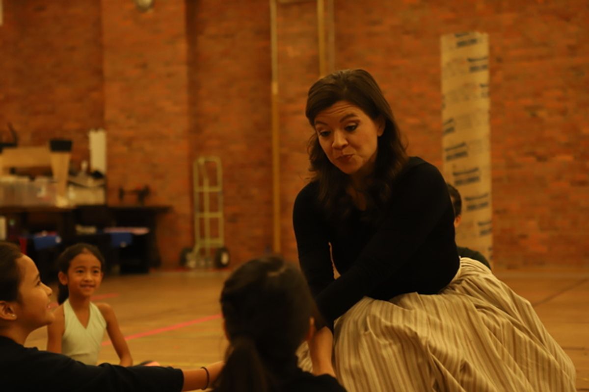 Angela Baumgardner and Young Ensemble Members at 