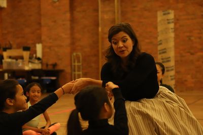 Angela Baumgardner and Young Ensemble Members Photo