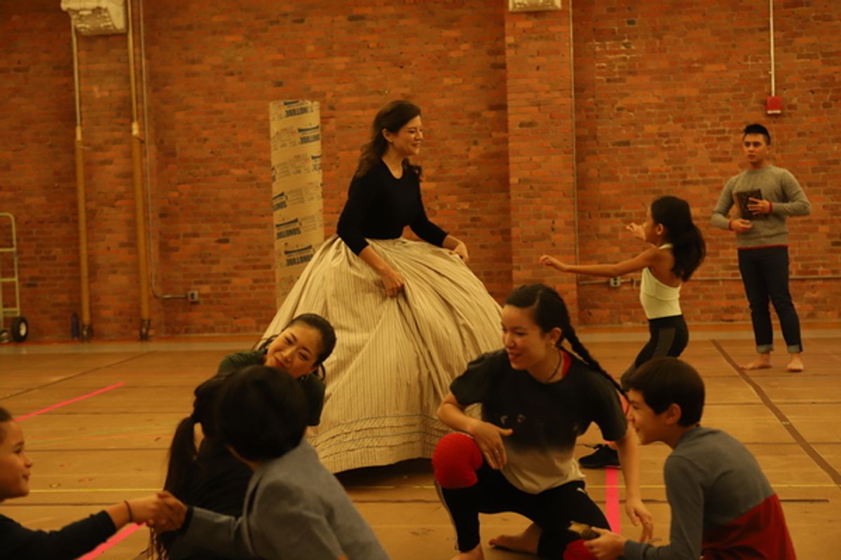 Angela Baumgardner and Young Ensemble Members at 