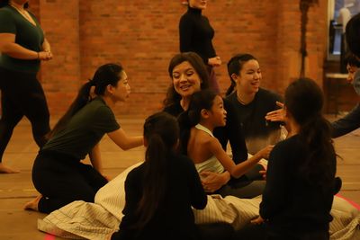 Angela Baumgardner and Young Ensemble Members Photo
