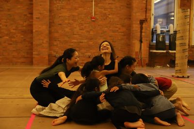 Angela Baumgardner and Young Ensemble Members Photo