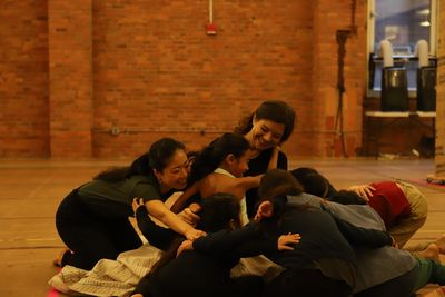 Angela Baumgardner and Young Ensemble Members Photo