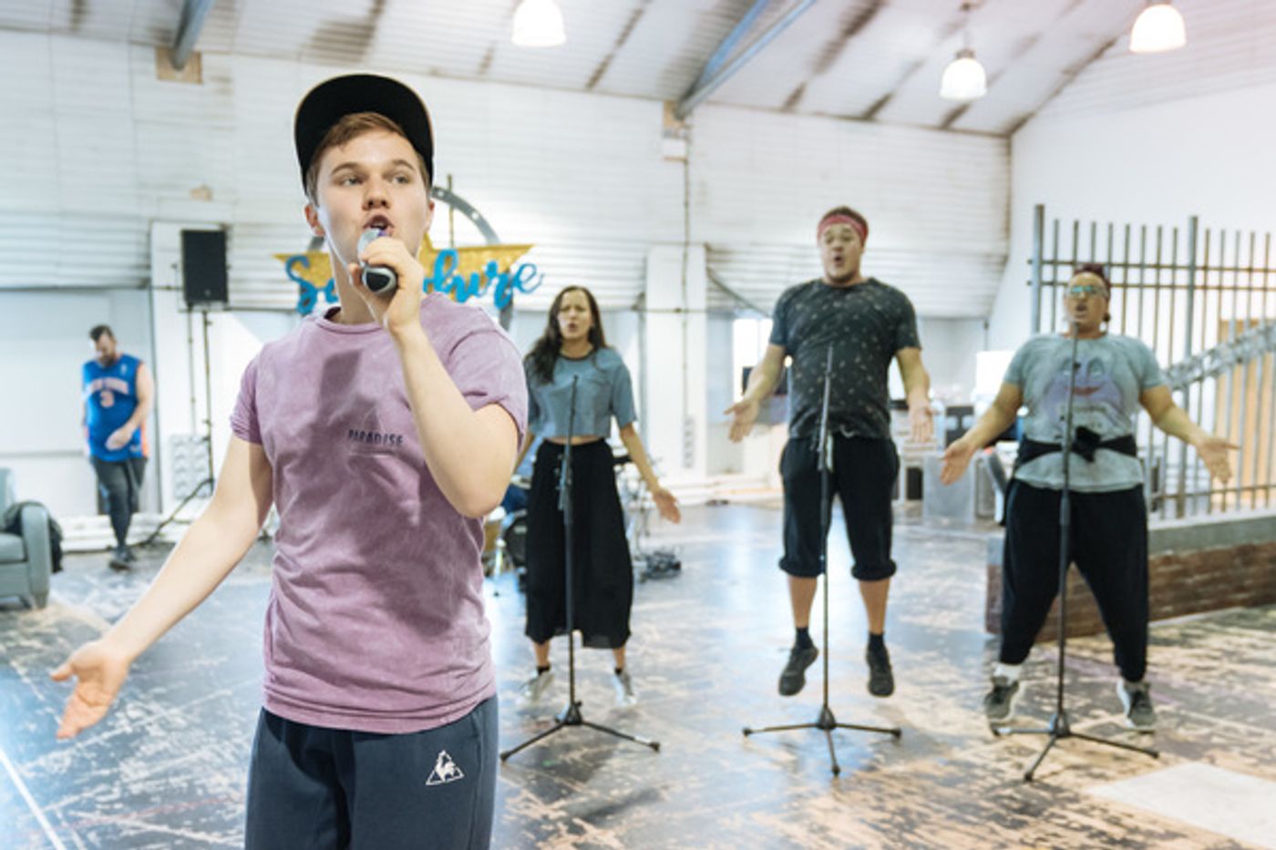 Photo Flash: In Rehearsal with the UK Tour of BILLIONAIRE BOY  Image