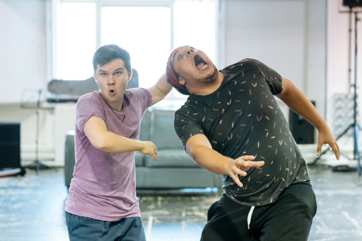 Photo Flash: In Rehearsal with the UK Tour of BILLIONAIRE BOY  Image