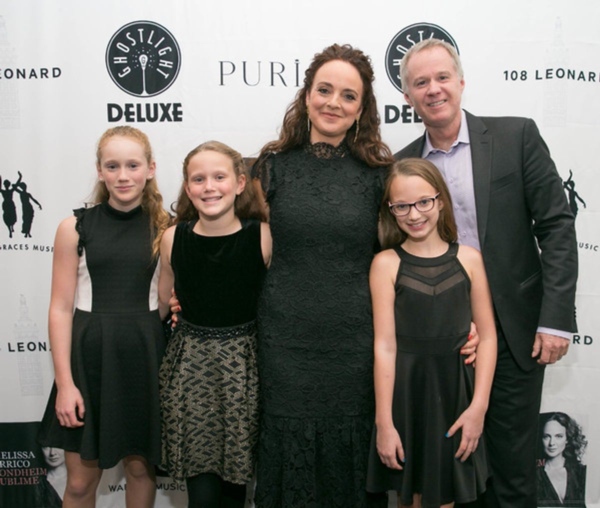 Patrick McEnroe, Melissa Errico, and family at 