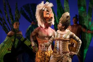 Bradley Gibson (Simba), Adrienne Walker (Nala) Photo