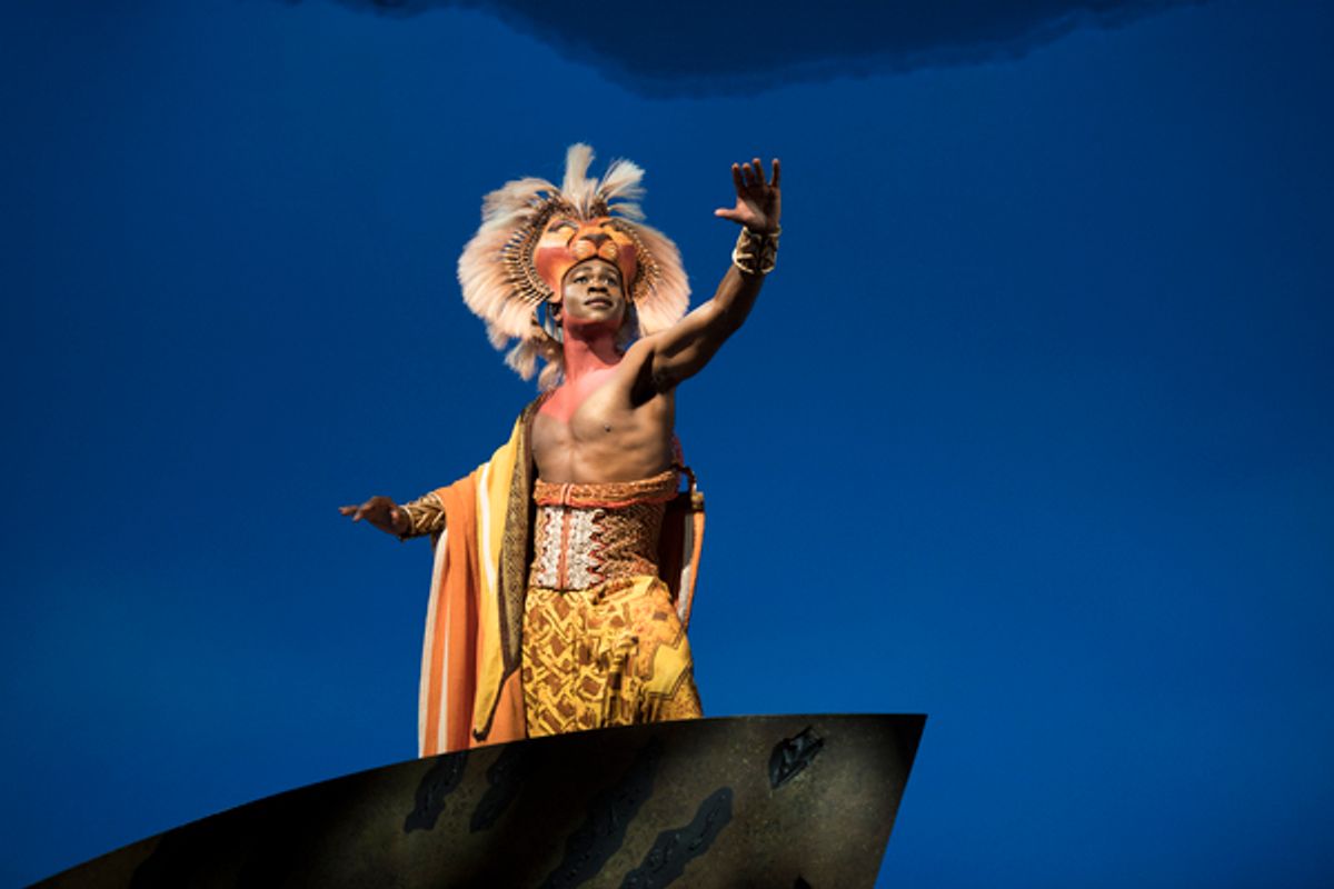 Bradley Gibson as Simba at 
