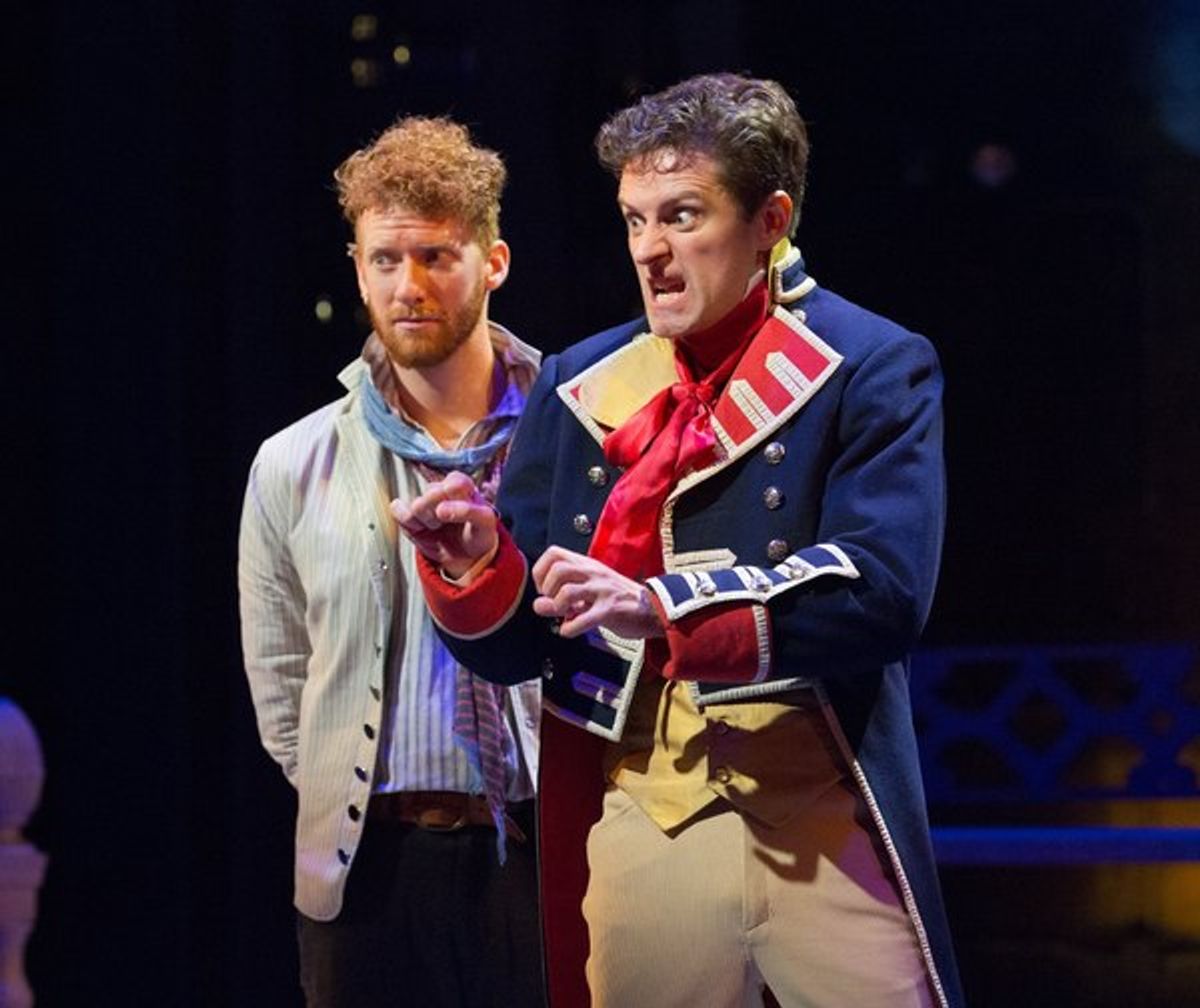 Joe Veale (Thomas) & Kevin Massey (Captain Jack Absolute/Ensign Beverly)
 at 