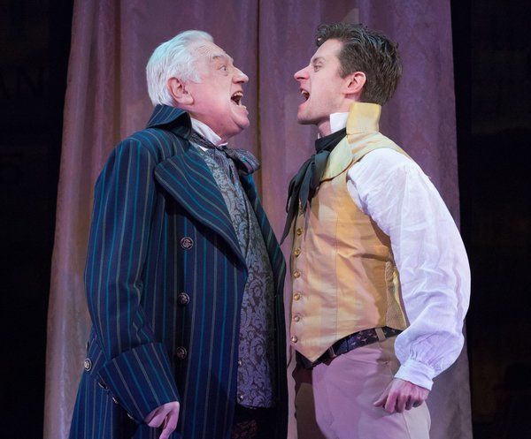 Ed Dixon (Sir Anthony Absolute) & Kevin Massey (Captain Jack Absolute/Ensign Beverly) Photo