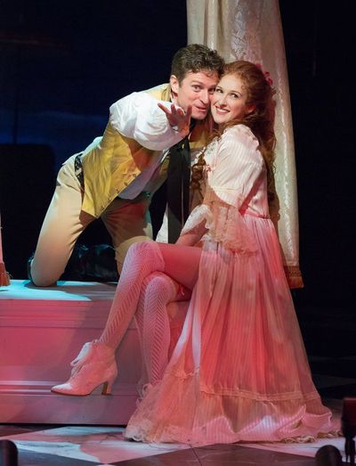 Kevin Massey (Captain Jack Absolute/Ensign Beverly) & Erin Mackey (Lydia Languish)
 Photo