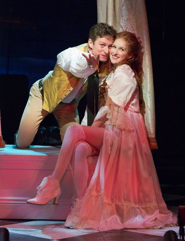 Kevin Massey (Captain Jack Absolute/Ensign Beverly) & Erin Mackey (Lydia Languish)
 Photo