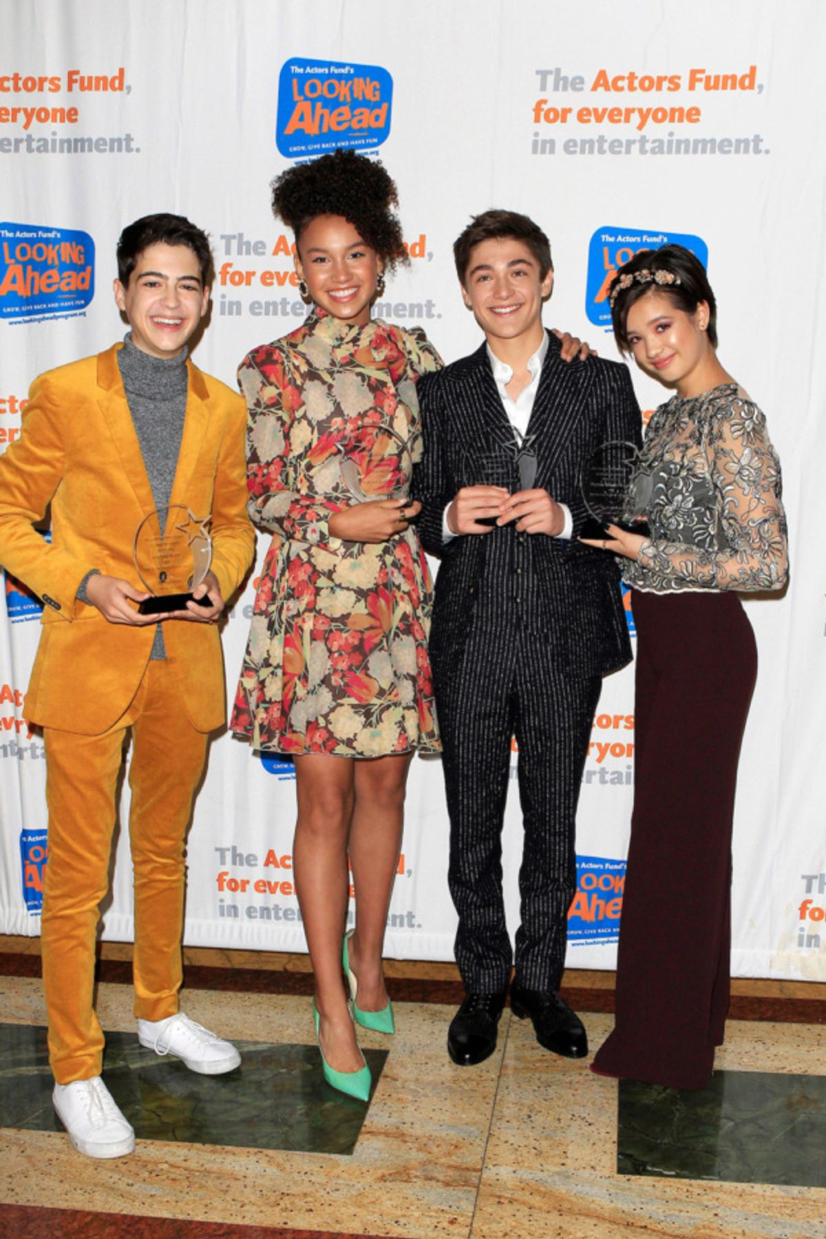 Joshua Rush, Sofia Wylie, Asher Angel & Peyton Elizabeth Lee at 
