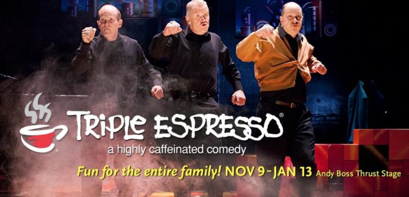 TRIPLE ESPRESSO - A Highly Caffeinated Comedy Coming to Park Square's Boss Stage  Image