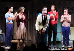 Michael Hsu Rosen, Mercedes Ruehl, Moises Kaufman, Michael Urie, Ward Horton, Jack Di Photo