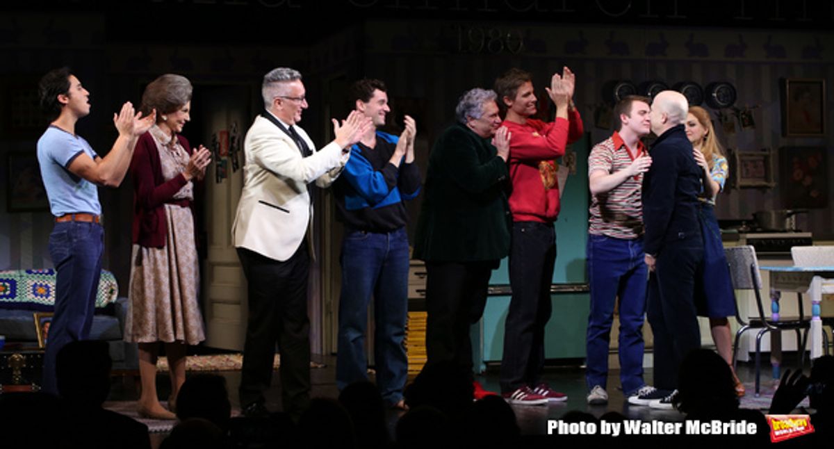  Michael Hsu Rosen, Mercedes Ruehl, Richard Jackson, Moises Kaufman, Harvey Fierstein, Michael Urie, Ward Horton, Jack DiFalco, Roxanna Hope Radja and Richie Jackson at 