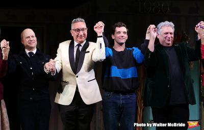 Richie Jackson, Moises Kaufman, Michael Urie and Harvey Fierstein Photo