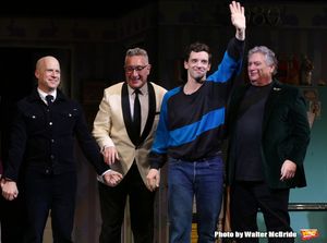  Richie Jackson, Moises Kaufman, Michael Urie and Harvey Fierstein  Photo